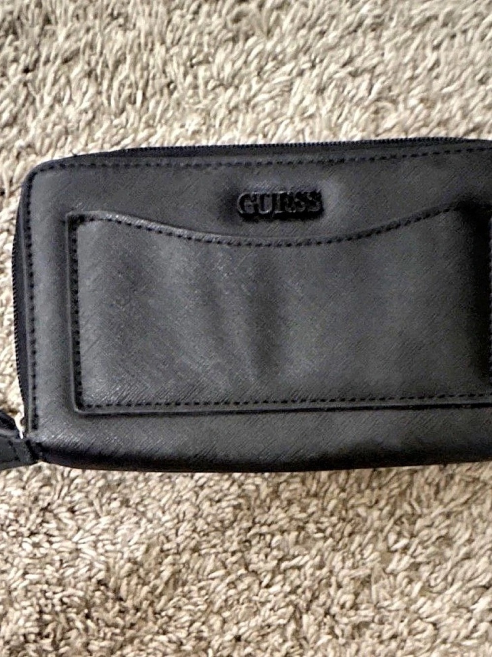 GUESS Laurel Double Zip Organizer Wallet Black